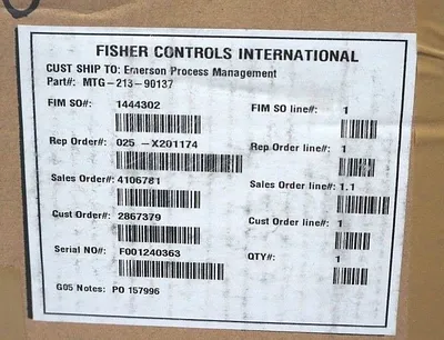 NEW FISHER CONTROLS MTG-213-90137 MOUNTING KIT MTG21390137