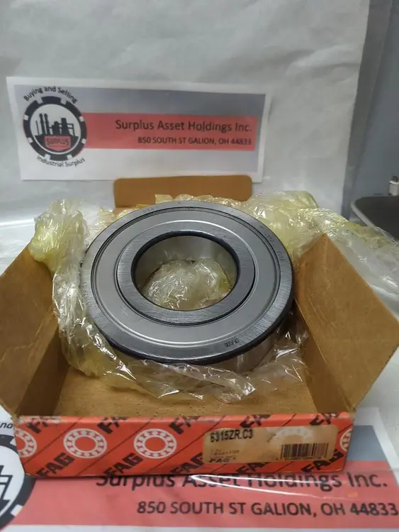 New | in-Stock FAG 6315ZR.C3 Industrial Controls Ohio US | Surplus Asset Holdings #1236425
