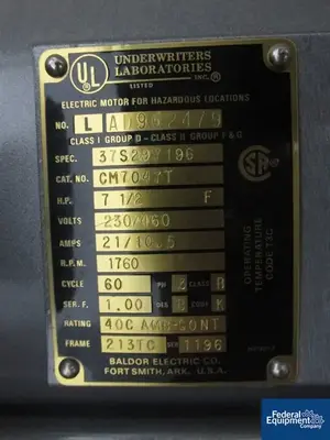 USED Microfluidics Microfluidics Microfluidizer, Model M-140K