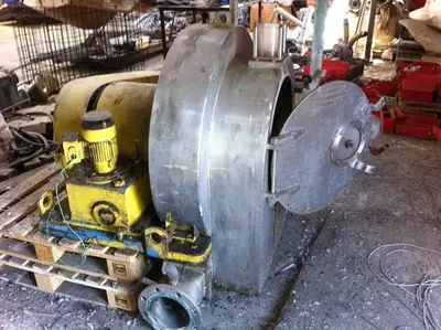 Centrifuge, Pusher, Siebtechnik, H-400, 316 S/st, 16" Dia #C737120