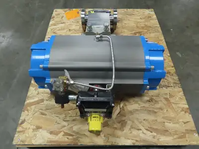 PBM PAVCL253S-0270 Pneumatic Actuator 2" Sanitary Ball Valve AccuTrak Positioner