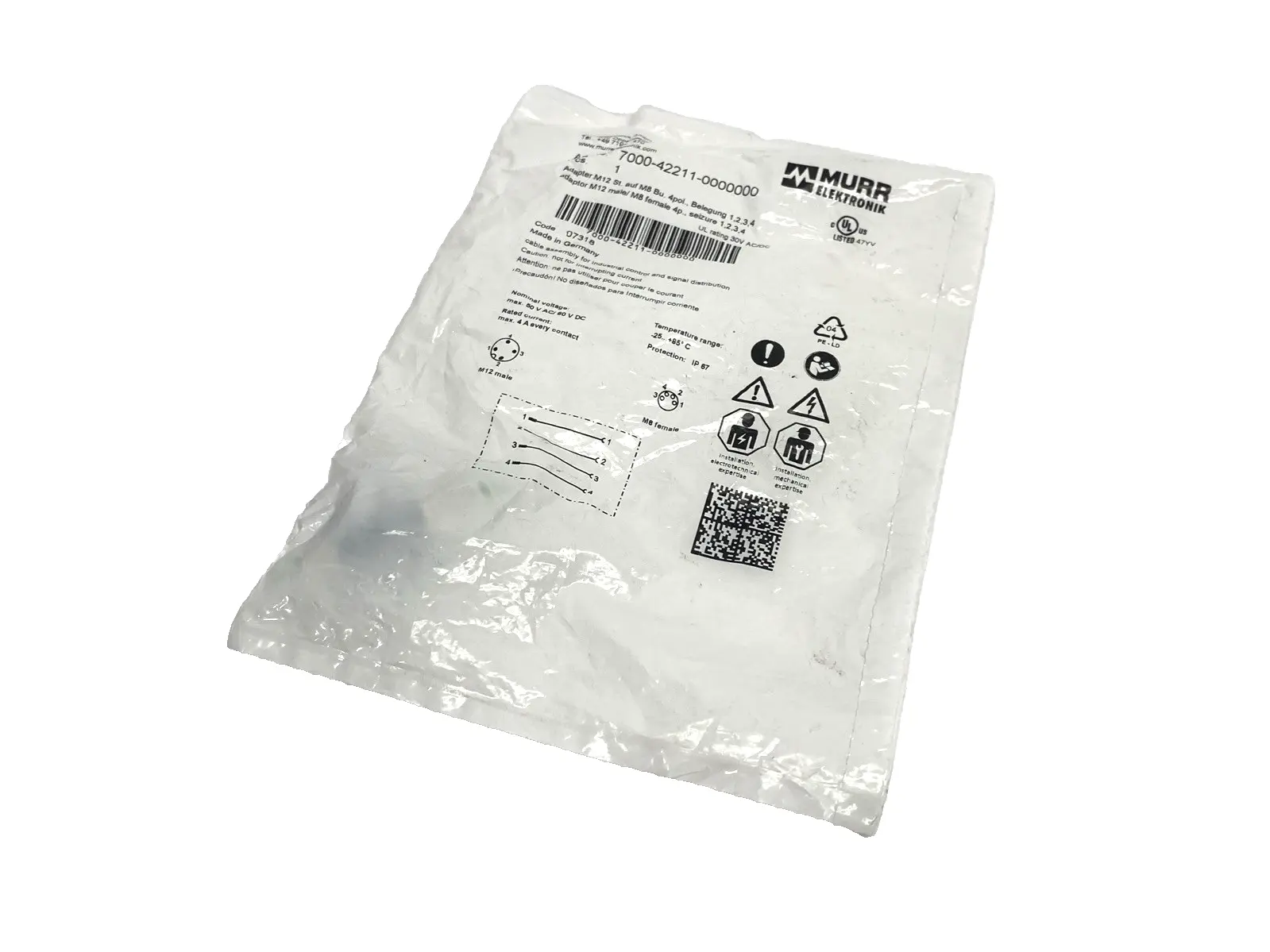 New | in-Stock Murr Elektronik 7000-42211-0000000 Connector Accessories Michigan US | Maverick Industrial Sales #1391914