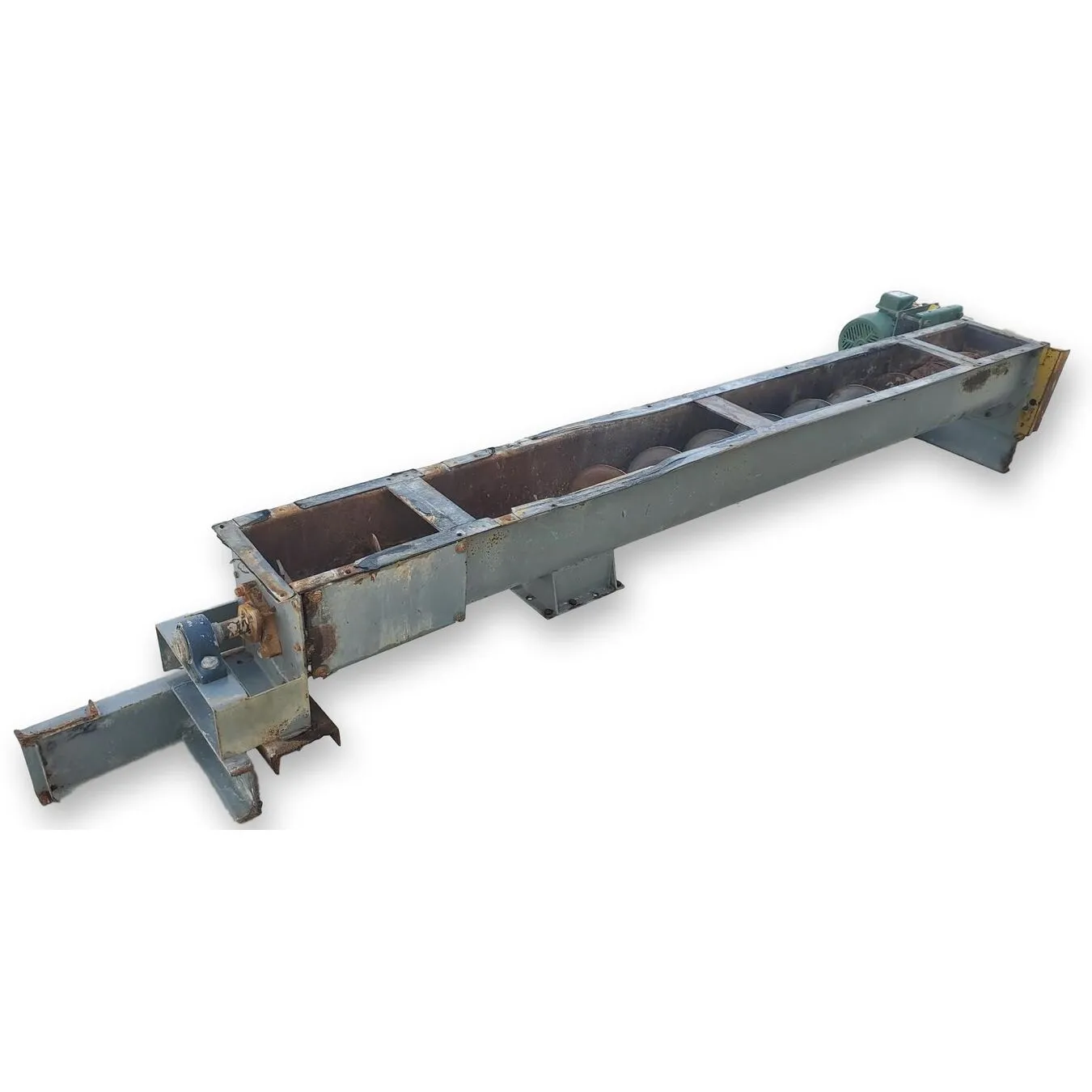 Used 9"dia. X 9' Screw Conveyor (Center Discharge)