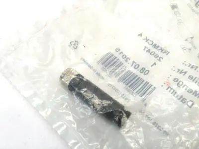 NEW LUMBERG ROUND M8 4-PIN FIELD WIREABLE CONNECTOR 28047