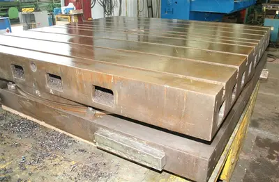 96" X 96" GIDDINGS & LEWIS ROTARY AIR LIFT TABLE: STOCK #10946