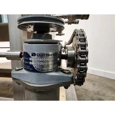 Used 1/2HP Motorized Sanitary Conveyor Belt Washing System - 54"W