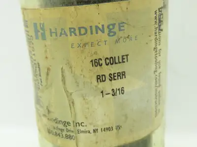 Hardinge 16C Collet 1-3/16" Round Serrated w/Internal Thread RH  LOT OF 2