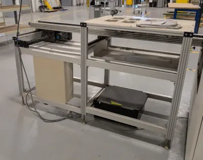 Flexlink 6' Roller Edge Conveyor