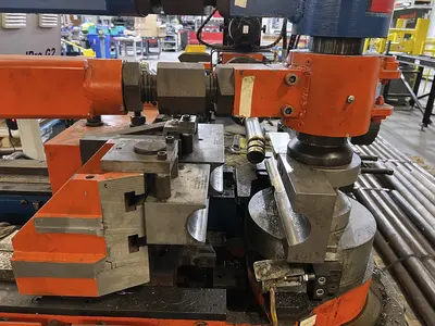 Used 2017 Pines CNC‑100 LH Dual Spindle CNC Tube Bender Pipe, Tube & Bar Benders Illinois US | Machine Tool Bids #1441651