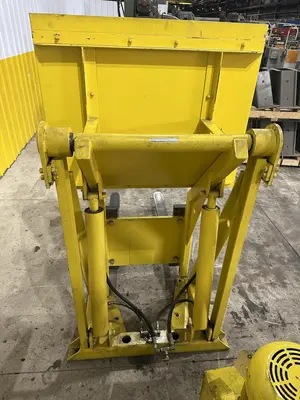 48" HYDRAULIC PALLET INVERTER / FLIPPER / UPENDER MACHINE: STOCK #22798