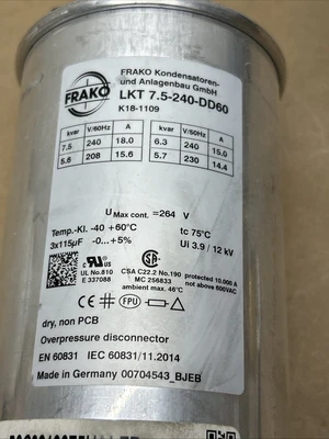 NEW FRAKO LKT 7.5-240-DD60