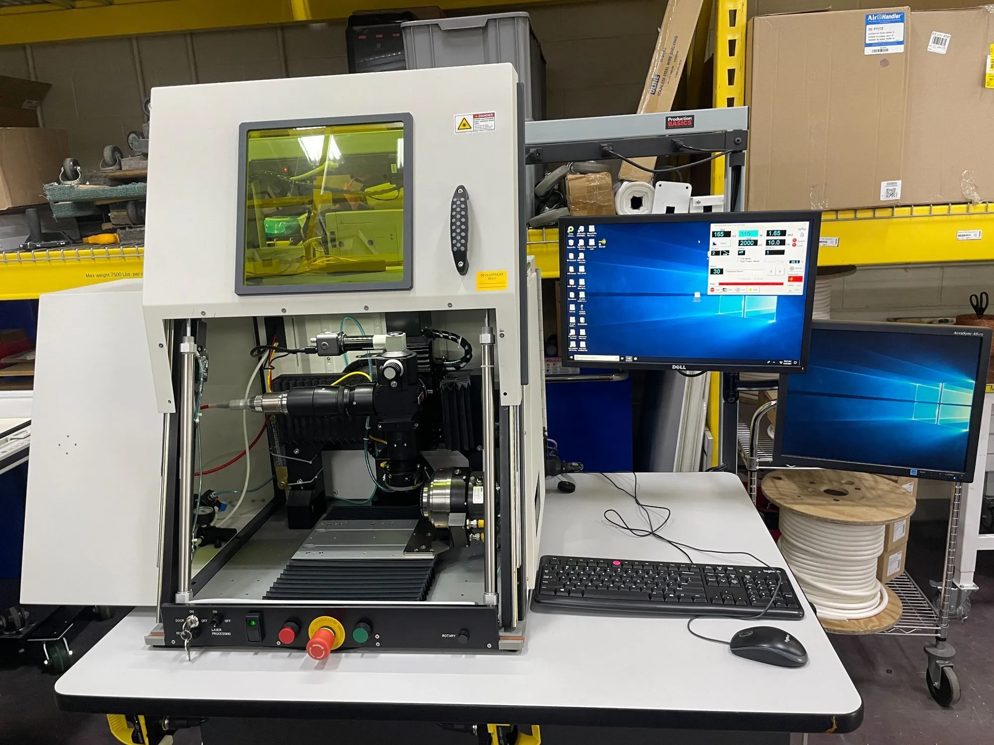 KOHLER MODEL M-PROLAS MPS-38 TABLE TOP LASER WELDER, 2018