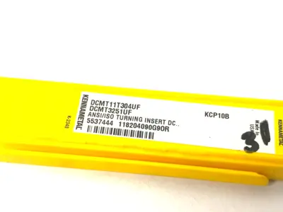 USED KENNAMETAL SCREW-ON INSERT DCMT-UF DCMT11T304UF