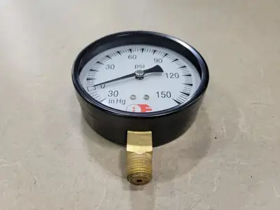 3-1/2 in. Pressure Gauge 30"-0-150 psi