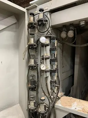 MISC. SPARE PARTS REMOVED FROM TIMESAVERS 252-4IC, 52", 4-HEAD WIDE-BELT SANDER