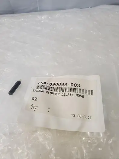 754-090098-003 SPRING PLUNGER DELRIN NOSE