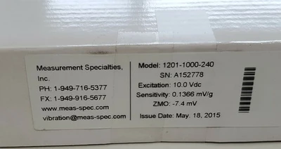 NEW Measurement Specialties 1201-1000-240
