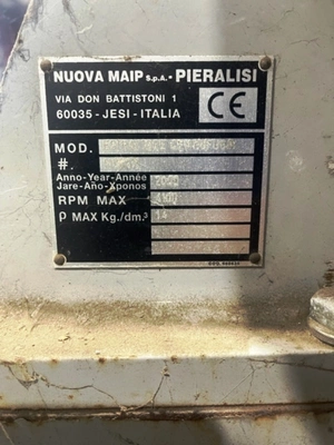 Pieralisi FP 600 decanter centrifuge, SS.