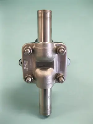 3/4" ITT Stainless Steel Plain End Diaphragm Valve L17