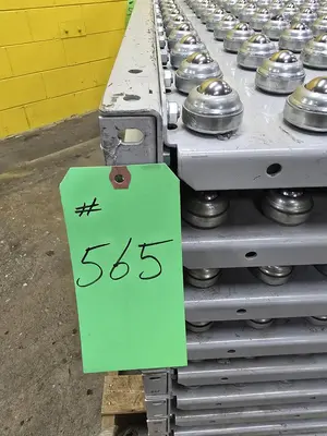 Used HYTROL ROLLER BALL TRANSFER  CONVEYOR Roller Conveyors Wisconsin US | Packer City Sales #1298055
