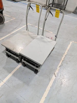 (2) Platform Carts 500lb cap.