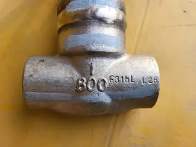 1" Class 800 Gate Valve API 602