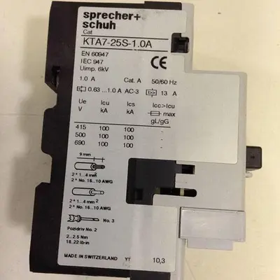 USED SPRECHER & SCHUH KTA7-25S-1.0A