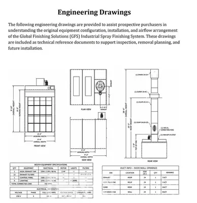 Used 2020 GLOBAL FINISHING SOLUTIONS SPRAY BOOTH WITH AIR MAKE UP UNIT Woodworking Complete Operations North Carolina US | CAROLINA MACHINERY SALES #1498446