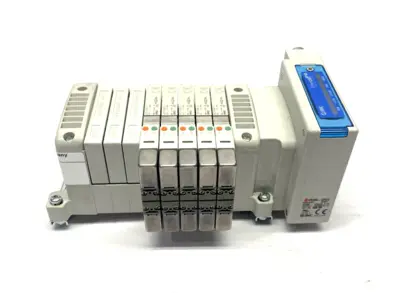 VV5QC11-08N7SEBN-D0S | SMC  Solenoid Valve Manifold 5-Valves, 8-Station VQC1400N-51 - Used