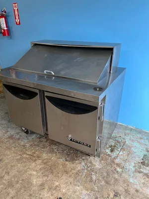 75-0255 Victory Mega Top 48'' Self Contained Sandwich Prep Station Cooler
