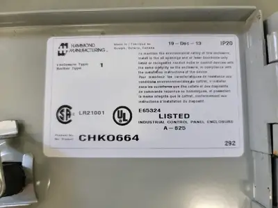 NEW HAMMOND MANUFACTURING CHKO664