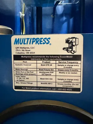 2018 MULTIPRESS M5P-15 C Frame and Gap Frame Press | Kempler Machinery (11)
