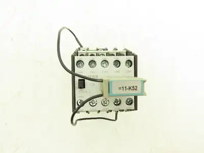 Siemens 3TH4391-0A Contactor Relay 9NO + 1NC 24V Coil 10A 600V 91E 3TH43