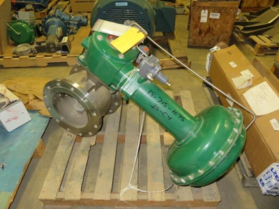Fisher 10" V150 V-Ball Control Valve with actuator and positioner , Remanufactured to New