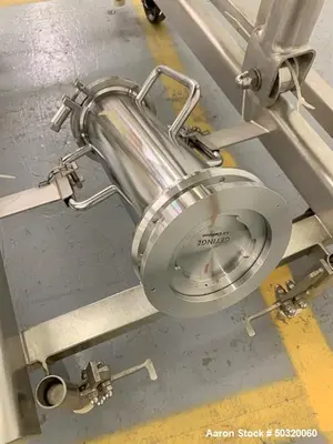 Used Vertical,100 Liter Inox’ouest Pressure Mix Tank, 316 Stainless Steel