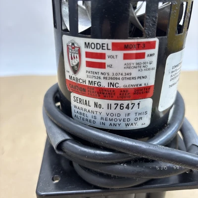March 76471 Motor 230V MDXT-3 ,fast Shipping.