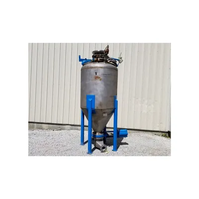 Used 50 Cubic foot Stainless Steel Dense Phase Transporter Pressure Tank