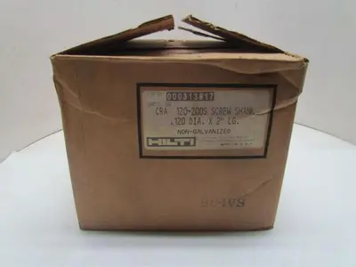 HILTI CRA 120-2005 .120dia x 2""long Non-Galvanized coil nails Quantity 3000