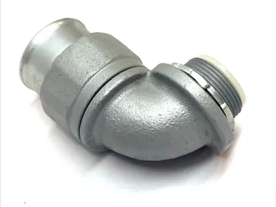 USED APPLETON ELECTRIC 1-1/4" 90° LFNC LIQUIDTIGHT STEEL CONDUIT CONNECTOR