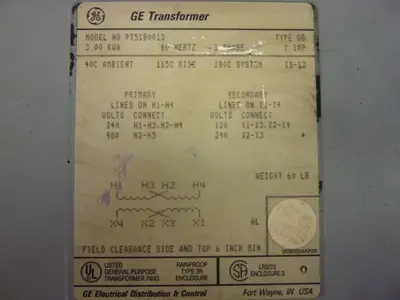 USED GENERAL ELECTRIC 9T51B0013