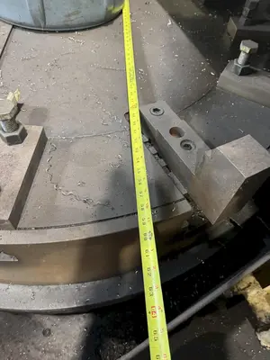 60" GRAY CNC VERTICAL TURRET LATHE. STOCK # 0888925