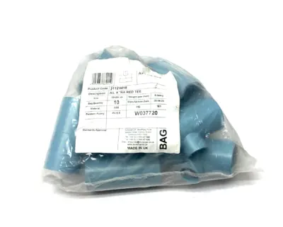 NEW DURAPIPE AIR-LINE XTRA SOCKET TEE FITTING 32 X 20MM BLUE