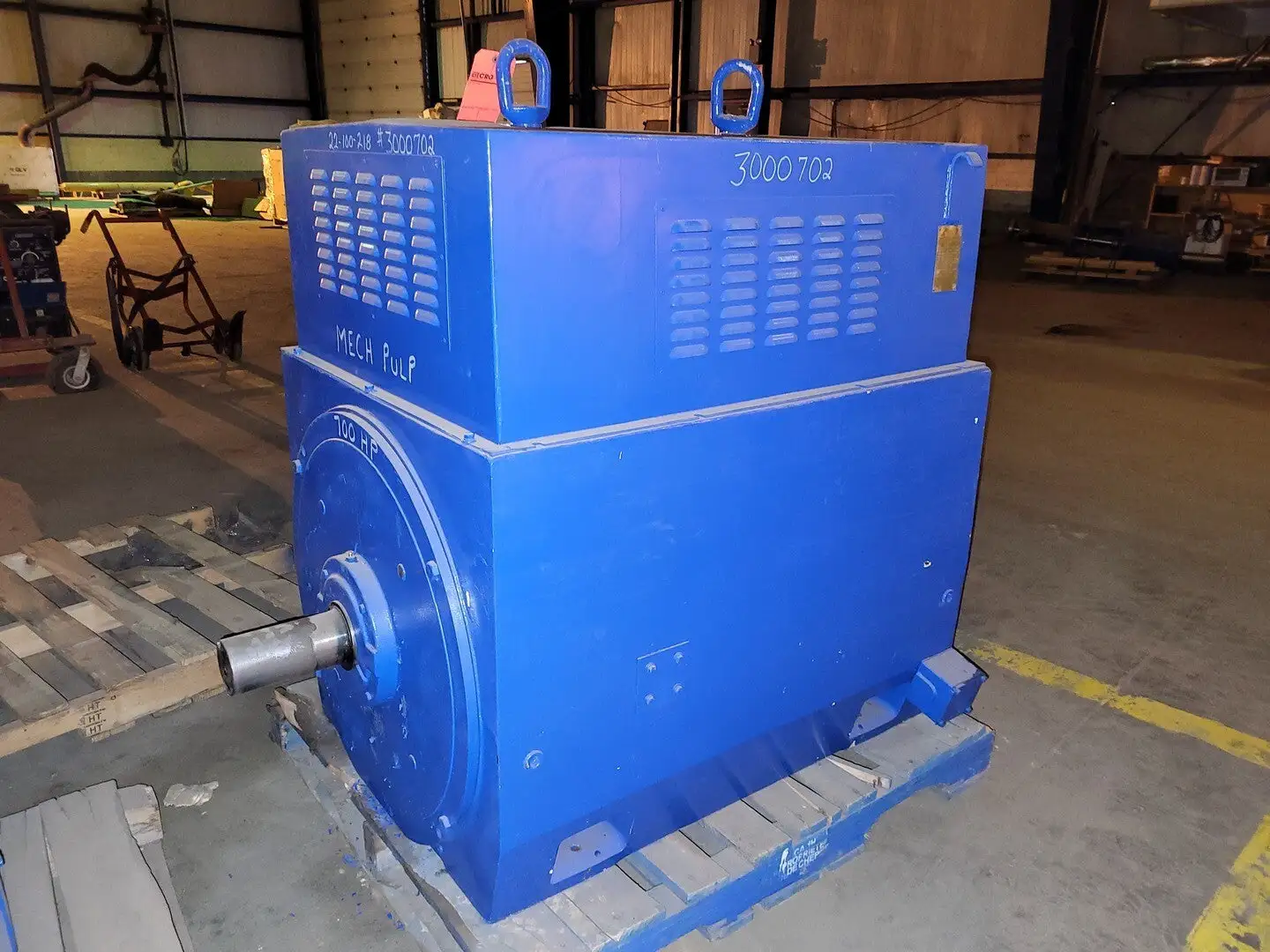 700 hp, 4000 volts, 1200 rpm, 588US, Induction Electric Motor BD-22-100-218