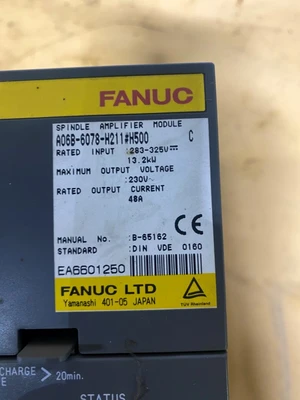 FANUC A06B-6078-H211 #H500 SERVO AMPLIFIER