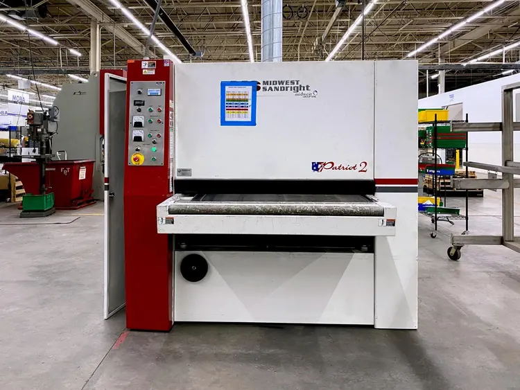 Used 2013 MIDWEST SANDRIGHT P2575MDB Wide Belt Sanders Illinois US | Machine Factory Outlet #1264365