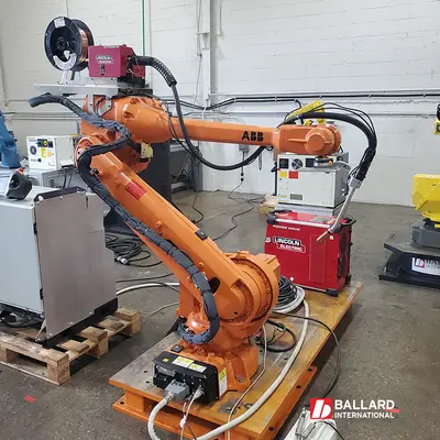 ABB IRB 4600-20/2.5 Welding Robot w/ IRC5 Controller & Lincoln R450 Weld Package