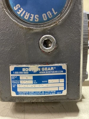 USED Boston Gear F721-20-B5-J