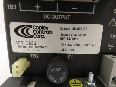 New | in-Stock COPLEY CONTROLS CORP. _UNKNOWN_ PLC Power Supplies | Arrow Industrial #640573