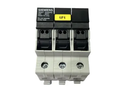 USED SIEMENS FUSE HOLDER 3-POLE 600V 30A