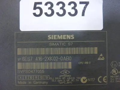 USED SIEMENS 6ES7 416-2XK02-0AB0